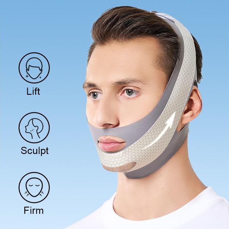 Skincare Finally Found You - Máscara Facial para Queixo Duplo, Faixa