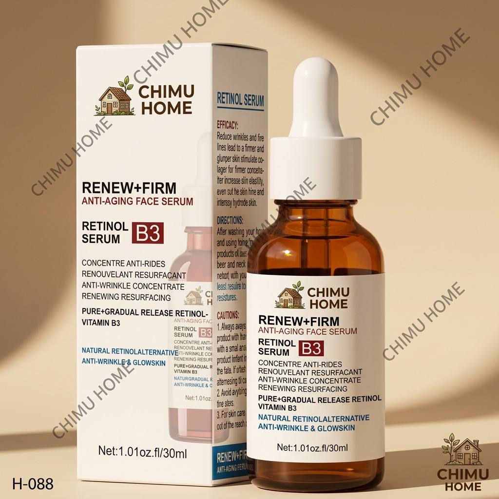 Hyaluronic Acid Serum - 【CHIMU HOME】Sérum Facial Retinol B3 para