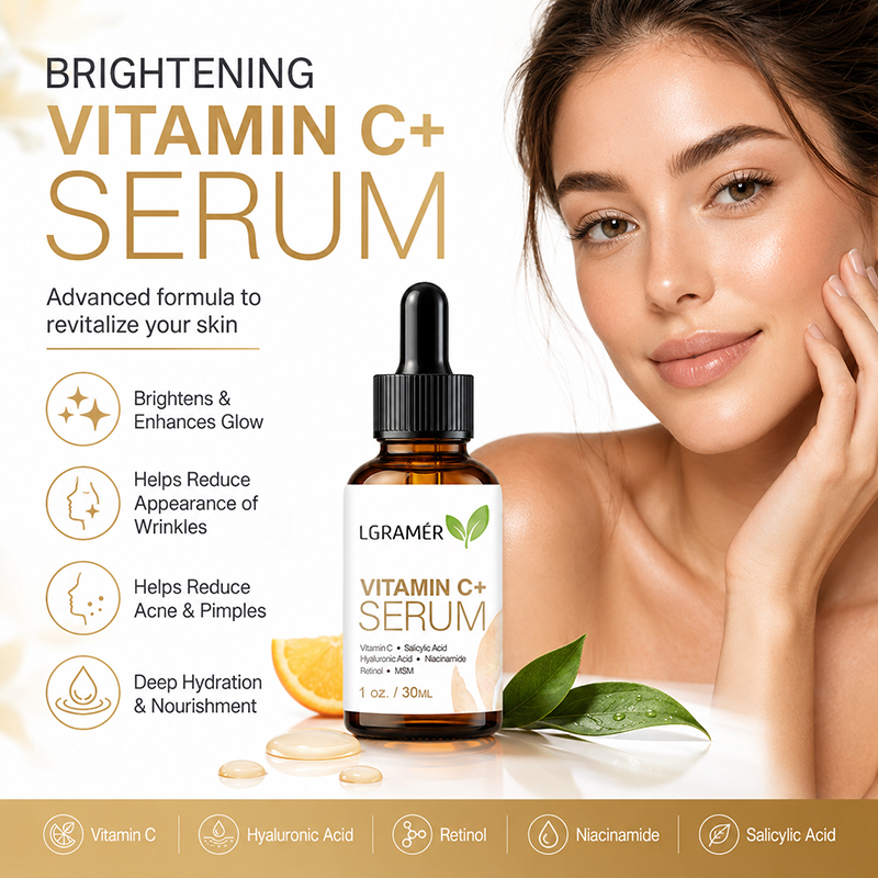 Hyaluronic Acid Serum - Sérum Facial de Vitamina C+ com