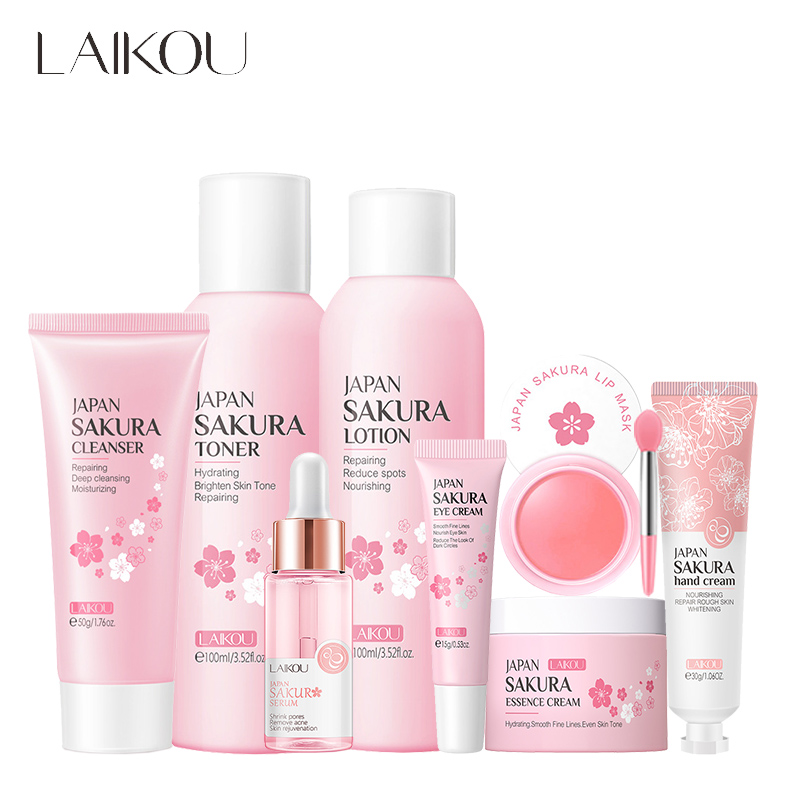 Hyaluronic Acid Serum - Laikou-sakura facial skin care set, hidratante,
