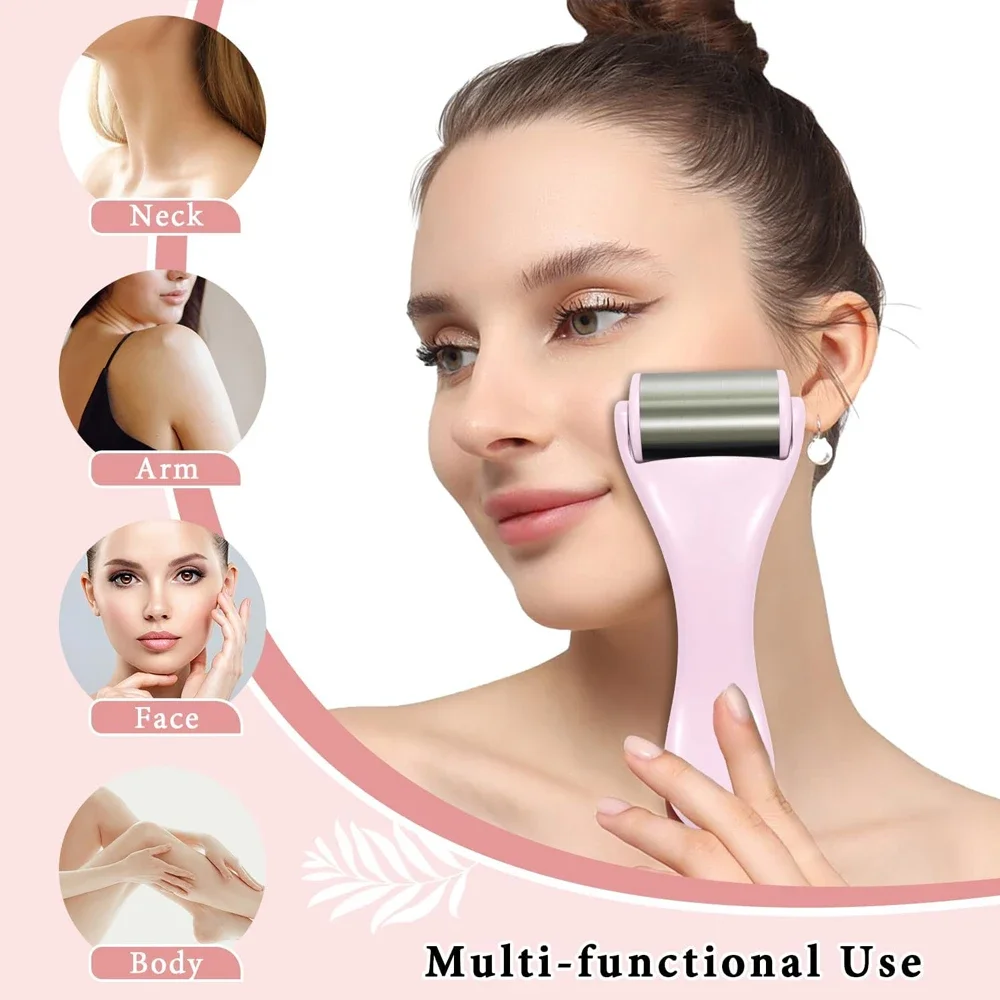 Skincare Routine - Varinha de Massagem Facial em Aço