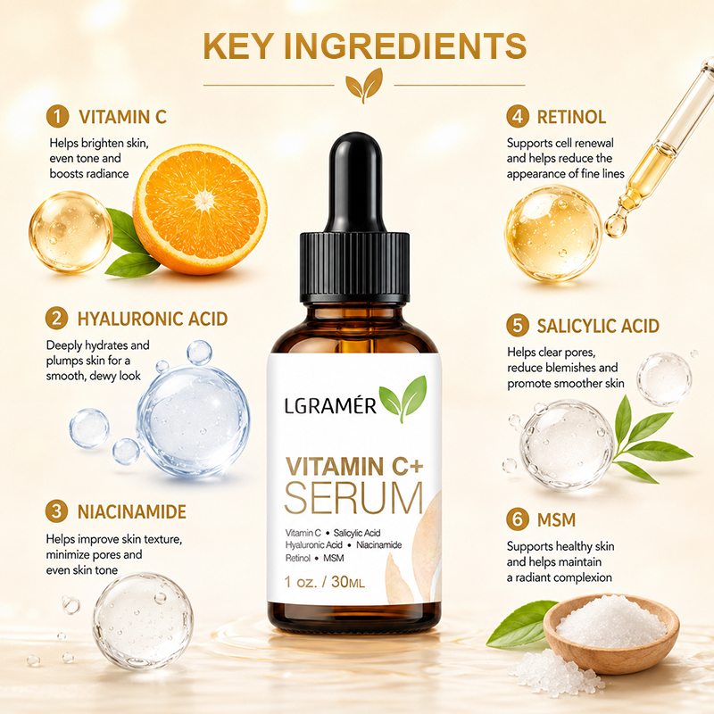 Sérum Facial de Vitamina C+ co - Hyaluronic Acid Serum avaliação e preço