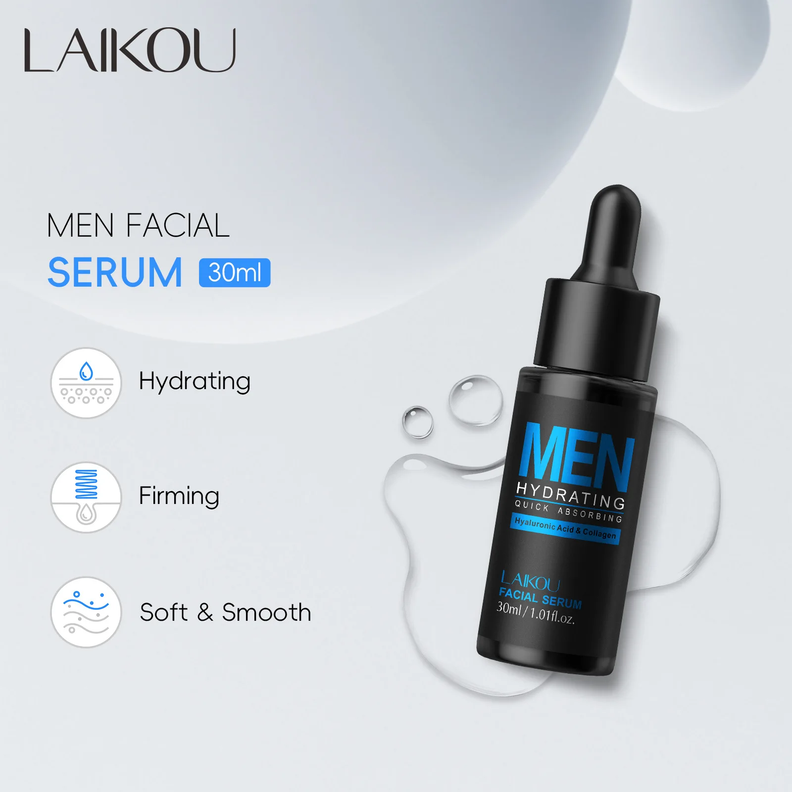 Soro facial masculino 30ml, hi - Hyaluronic Acid Serum avaliação e preço