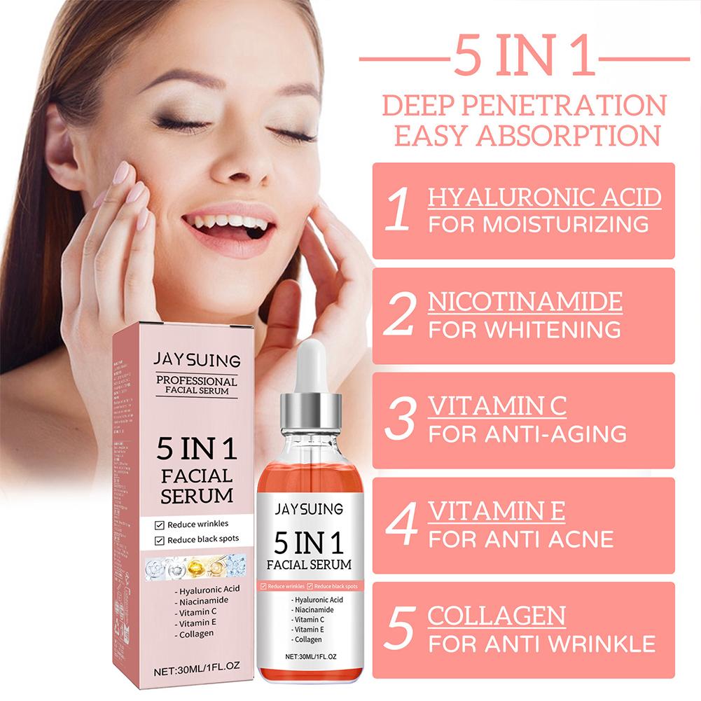 Sérum Facial 5 em 1 com Vitami - Hyaluronic Acid Serum avaliação e preço