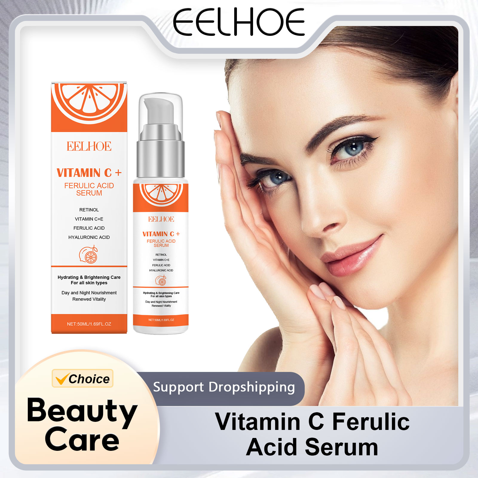 Eelhoe vitamina c e ácido feru - Ferulic Acid Serum avaliação e preço