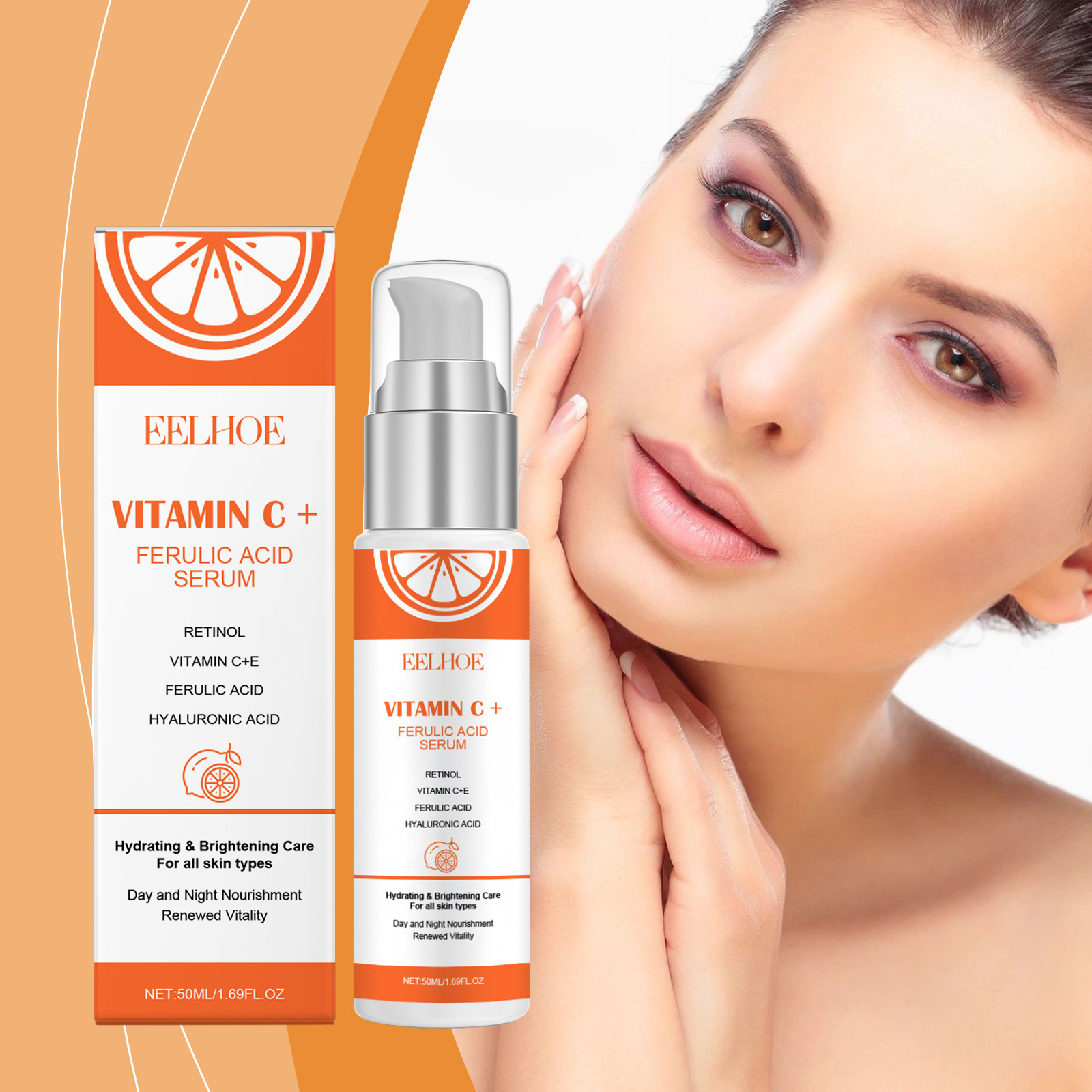 Eelhoe vitamina c e ácido feru - Ferulic Acid Serum avaliação e preço