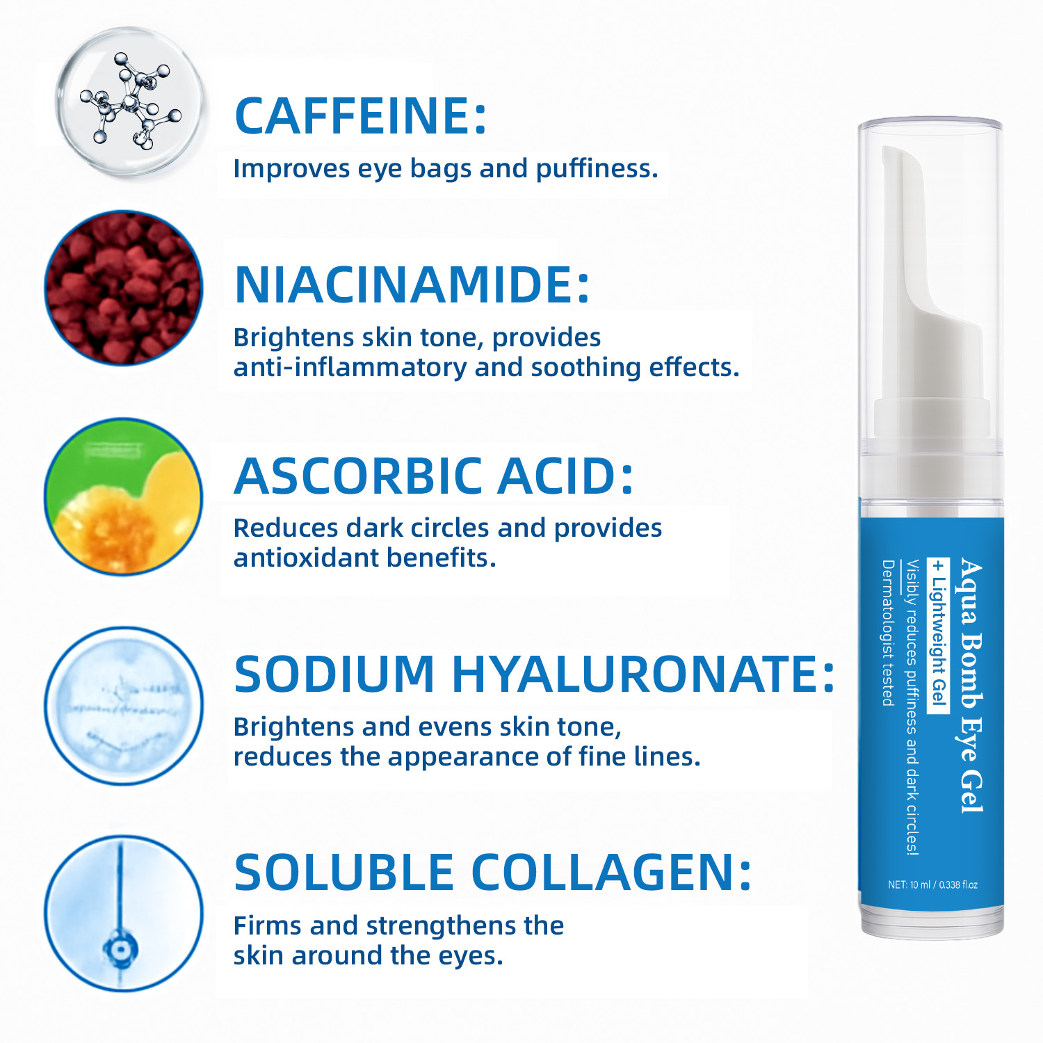 Gel para Olhos Aqua Cooling co - Hyaluronic Acid Serum avaliação e preço